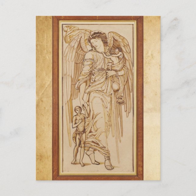 The Angels of the Hierarchy Angeli by Burne Jones Postcard (Front)