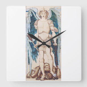 The Angels of the Hierarchy Square Wall Clock