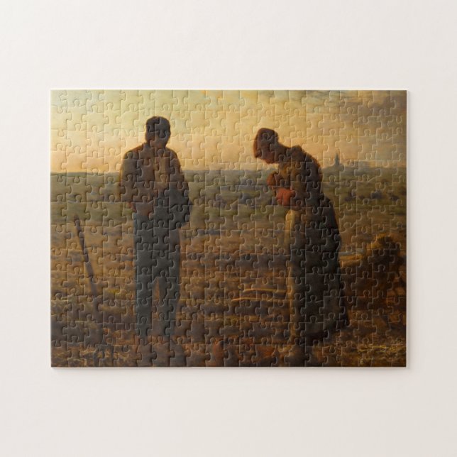 The Angelus, 1857-1859 by Jean-Francois Millet Jigsaw Puzzle (Horizontal)