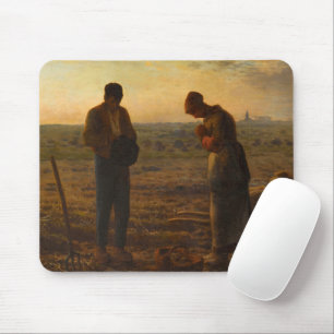 The Angelus, 1857-1859 by Jean-Francois Millet Mouse Pad
