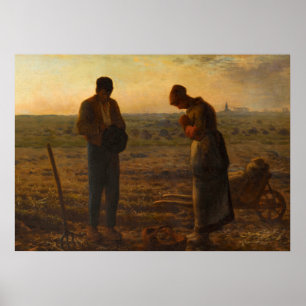 The Angelus, 1857-1859 by Jean-Francois Millet Poster