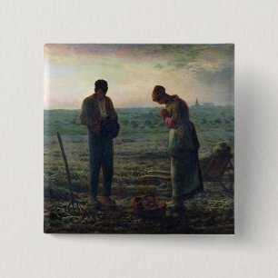 The Angelus, 1857-59 15 Cm Square Badge