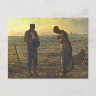 The Angelus Jean Francois Millet Postcard