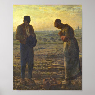 The Angelus Jean Francois Millet Poster
