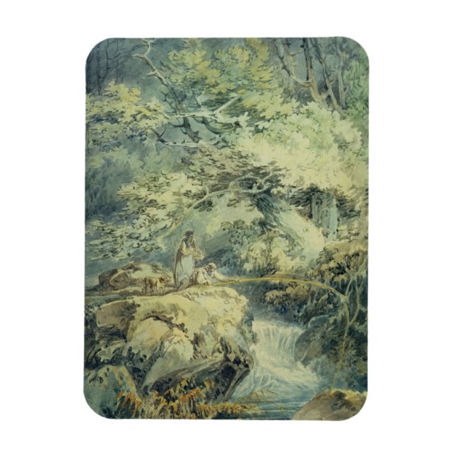 The Angler, 1794 (w/c over graphite on paper) Magnet (Vertical)