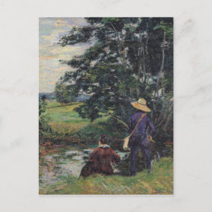 The Anglers, c.1885 Postcard