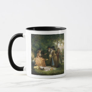 The Angler's Repast (oil on canvas) Mug