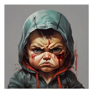 the angry baby poster