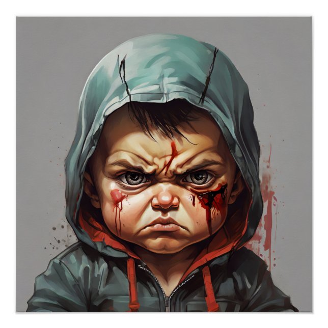 the angry baby poster (Front)