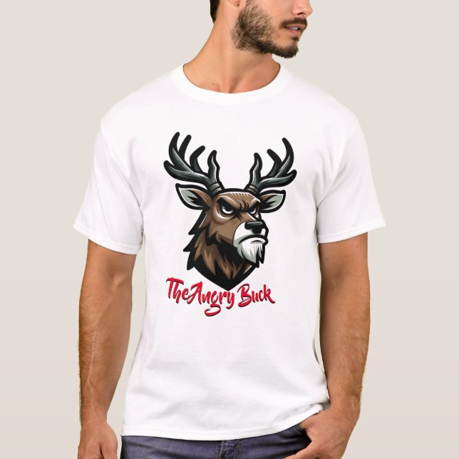 The Angry Buck T-Shirt (Front)