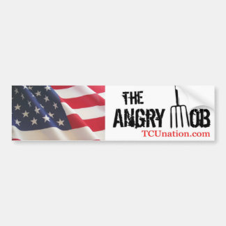 The Angry Mob 1 Bumper Sticker