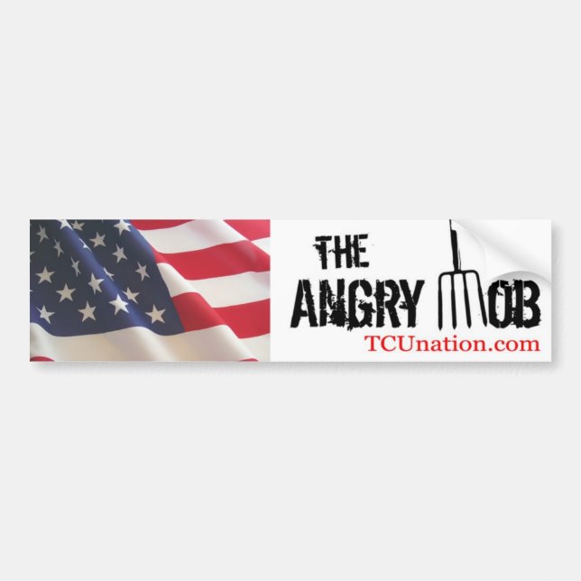The Angry Mob 1 Bumper Sticker (Front)