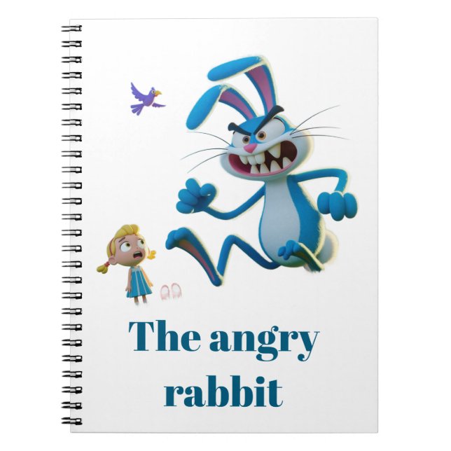 The angry rabbit  notebook (Front)