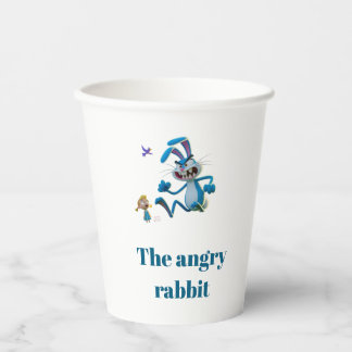 The angry rabbit paper cups