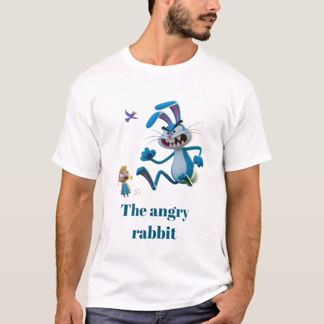 The angry rabbit  T-Shirt (Front)