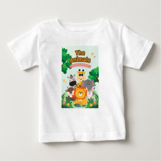 The animal kids design romantic  baby T-Shirt