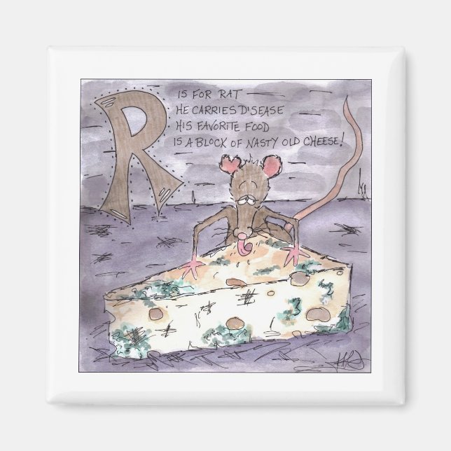 The Animals Are Scaring Me Magnet (Front)