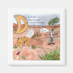 The Animals Are Scaring Me Magnet