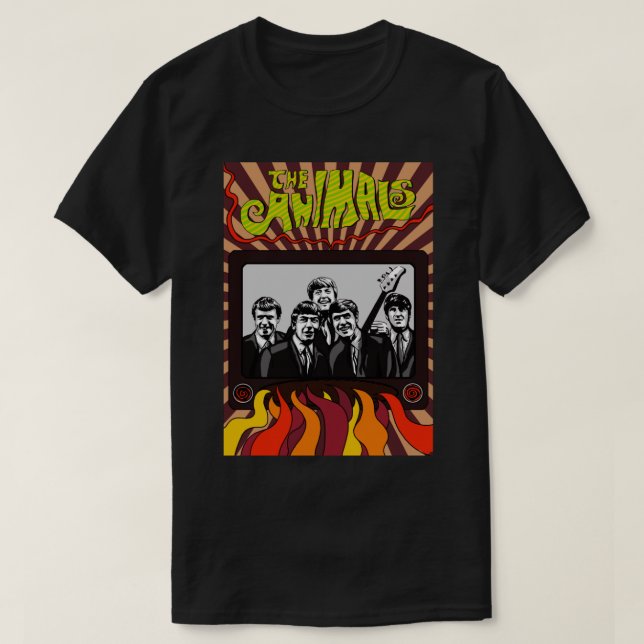 The Animals band, Eric Burdon Classic T-Shirt (Design Front)