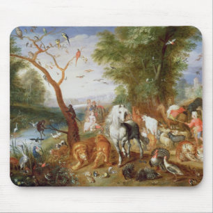 The Animals entering Noah's Ark Mouse Pad