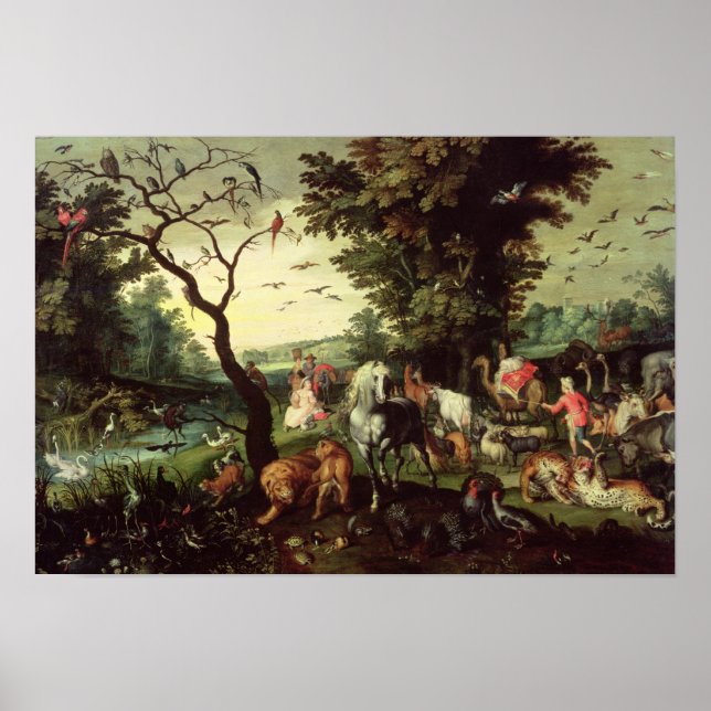 The Animals Entering Noah's Ark Poster (Front)