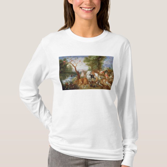 The Animals entering Noah's Ark T-Shirt (Front)