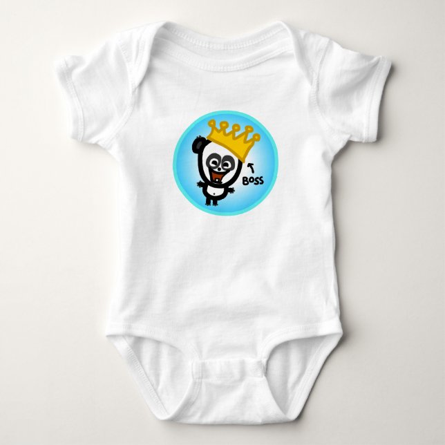 The Animated Baby - Boss Panda Bodysuit (Front)