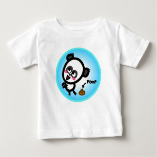 The Animated Baby - Panda Poop. Baby T-Shirt