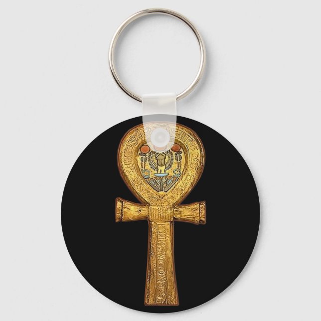 The Ankh.. Ancient Egyptian Symbol of Life Key Ring (Front)