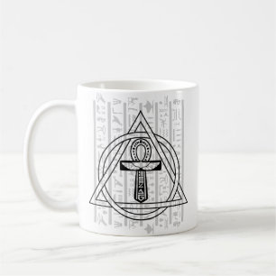The Ankh - Egyptian Hieroglyphs Coffee Mug