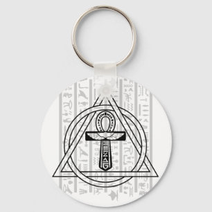 The Ankh - Egyptian Hieroglyphs Key Ring