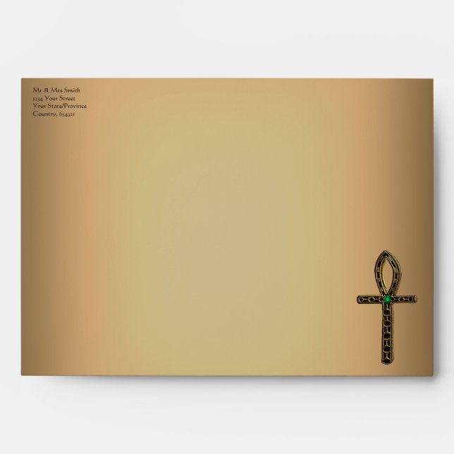The Ankh (gold) Envelope (Front)