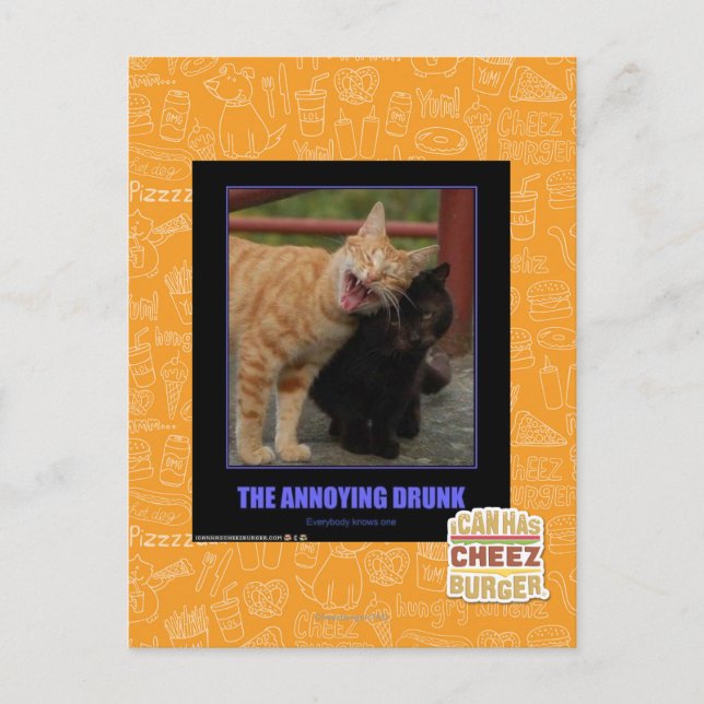 The Annoying Drunk Postcard (Front)