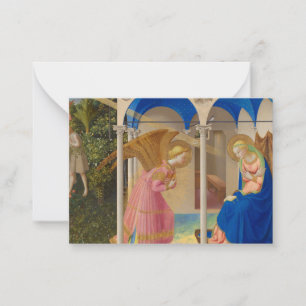 The Annunciation, 1426 by Fra Angelico Card