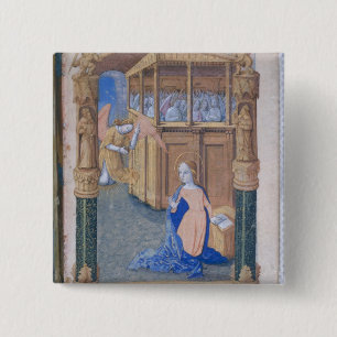 The Annunciation 15 Cm Square Badge