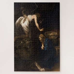 The Annunciation (1608–1610) by Caravaggio Jigsaw Puzzle