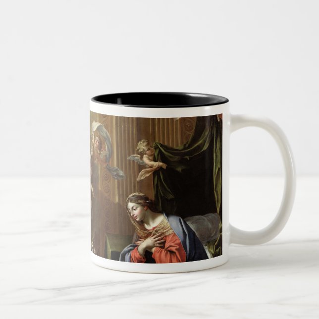 The Annunciation, 1651-52 Two-Tone Coffee Mug (Right)