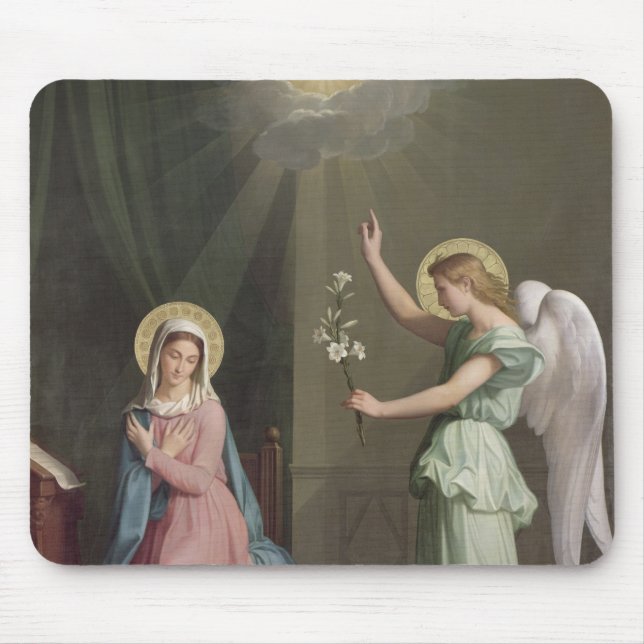 The Annunciation, 1859 Mouse Pad (Front)