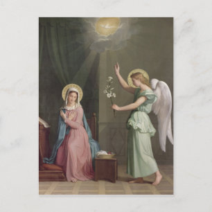 The Annunciation, 1859 Postcard