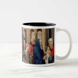 The Annunciation and the Presentation in Temple Two-Tone Coffee Mug