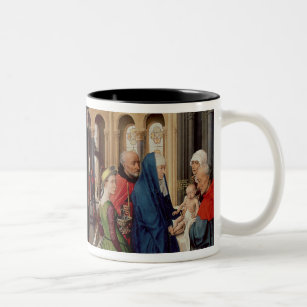 The Annunciation and the Presentation in Temple Two-Tone Coffee Mug