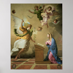 The Annunciation, before 1652 Poster
