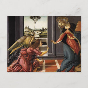 The Annunciation by Botticelli Postcard