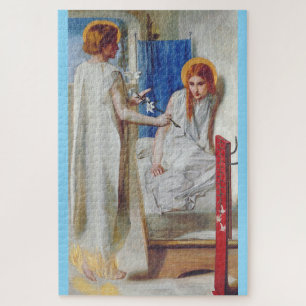 The Annunciation by Dante Gabriel Rossetti Jigsaw Puzzle
