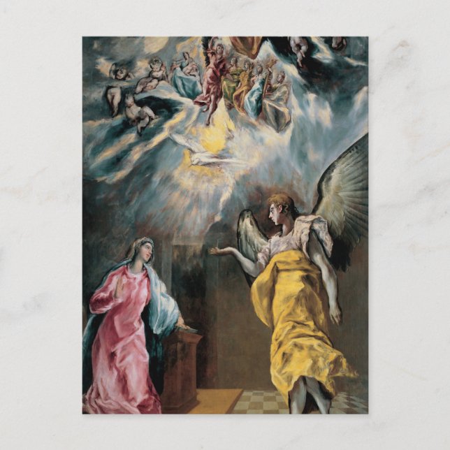 The Annunciation by El Greco Postcard (Front)