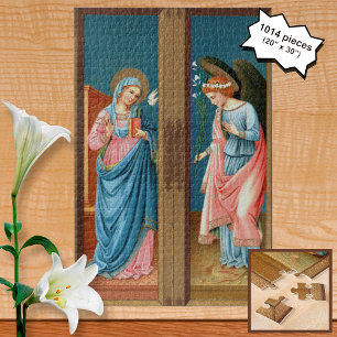 The Annunciation by F. Lippi (M 038) Jigsaw Puzzle