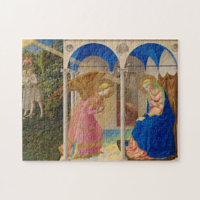 The Annunciation by Fra Angelico Jigsaw Puzzle (Horizontal)