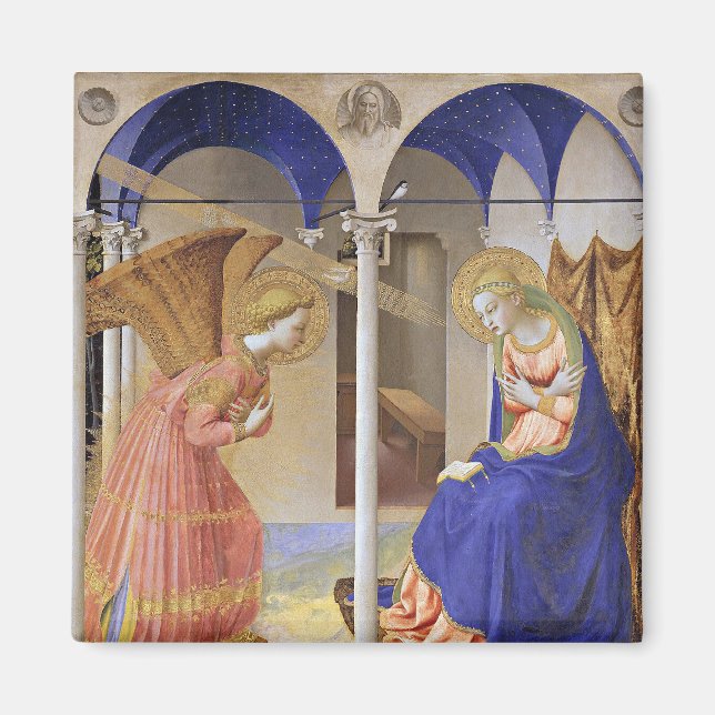 The Annunciation by Fra Angelico Magnet (Front)