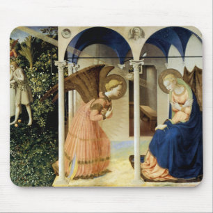 The Annunciation by Fra Angelico Mouse Pad