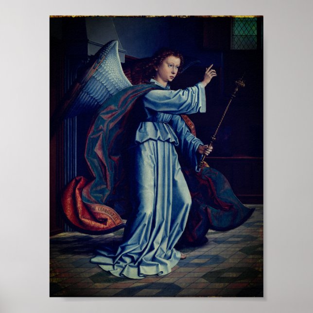 The Annunciation - by Gerard David, 1506 Poster (Front)